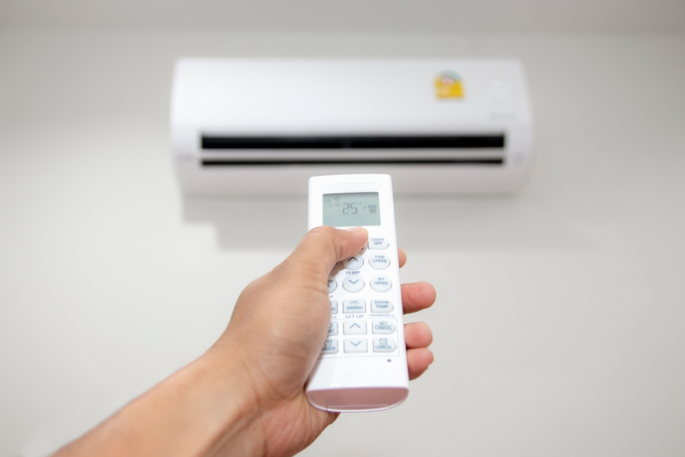 AC system being switched on