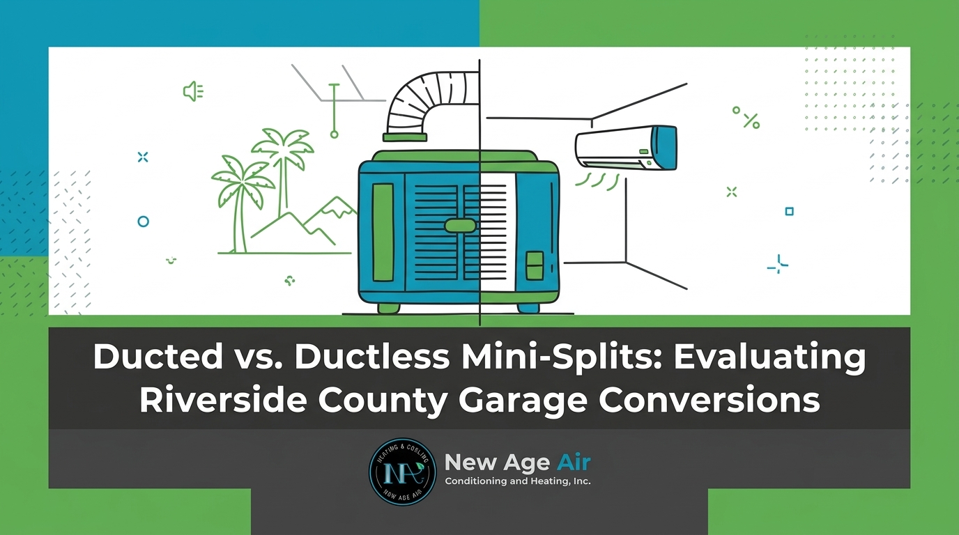 Ducted vs. Ductless Mini-Splits: Evaluating Riverside County Garage Conversions — featured image